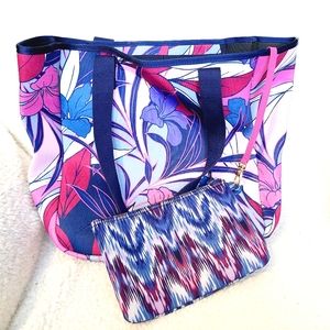 Tommy Bahama - Blue Monday - NWOT - neoprene tote bag